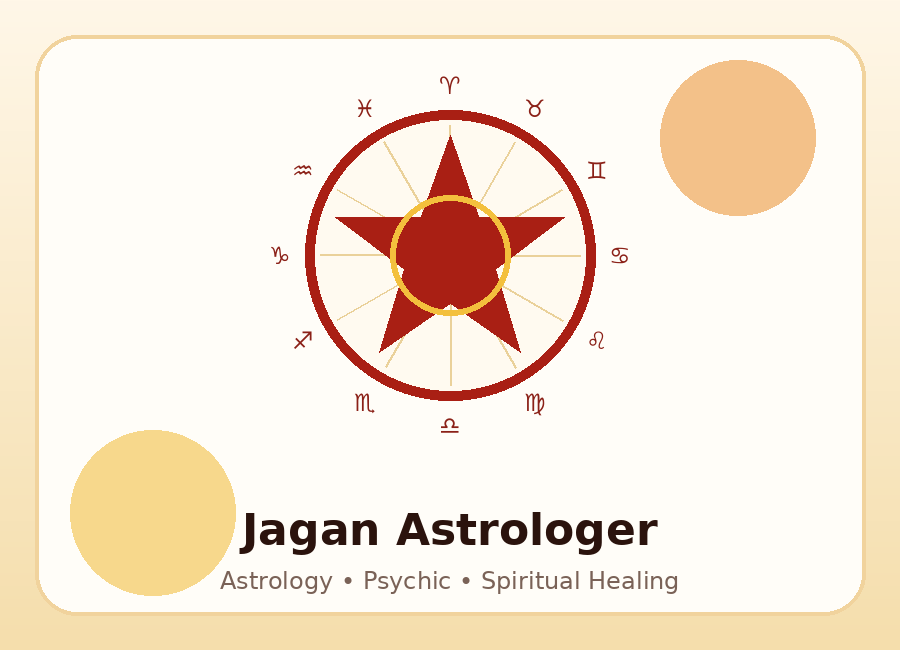 Astrology and spiritual healing illustration